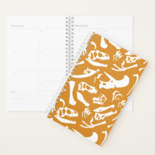 Agenda Ossos do Dinossauro (Dourado)