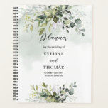 Agenda Ouro de eucalipto verde botânico Elegante<br><div class="desc">Planejar um casamento pode ser uma mistura de detalhes entusiasmos e esmagadores, e é por isso que o Elegante Watercolor Botânico Green Eucalyptus Dourado Planner para casamentos vem como uma respiração serena de ar fresco. Sua delicada design botânica traz um toque de natureza e elegância para cada página, fazer o...</div>