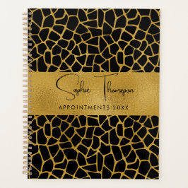 Agenda Ouro de ouro Girafa ano novo