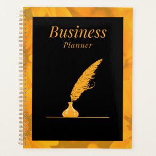 Agenda Ouro negro elegante
