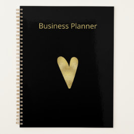 Agenda Ouro negro elegante