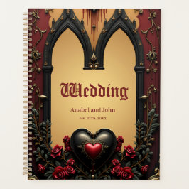 Agenda Ouros, rosas vermelhas e um coração: