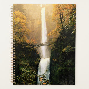 Agenda outono em Multnomah Falls, OU