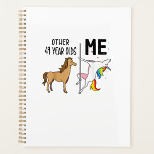 Agenda Outro Presente de Aniversário de 49 Anos do Unicór