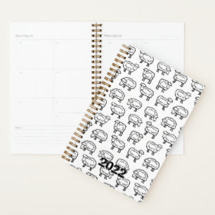 Agenda Ovinos de Cuta Personalizados 2022 Não Atualizado