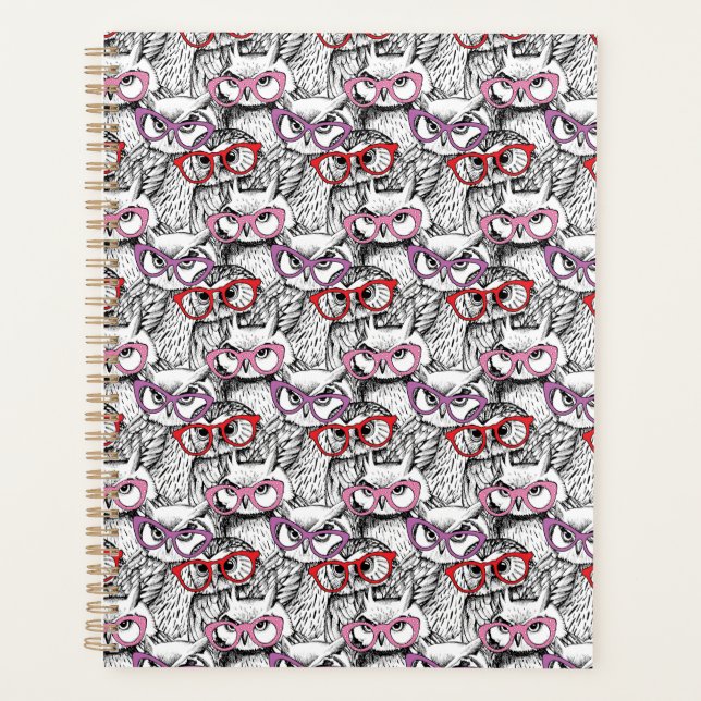 Agenda Owl Eyeglass Pattern (Frente)