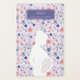 Agenda Pacote De Lavanda De Alegria, Gravidez Floral Rosa