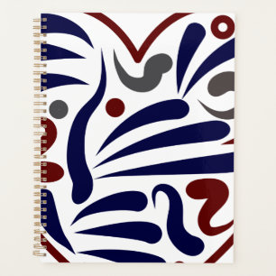 Agenda padrão abstrato bonito