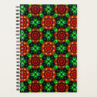 Agenda Padrão Abstrato Floral Moderno Boho Elegante #504