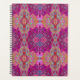 Agenda Padrão abstrato Magenta Rosa, Azul e Vermelho do G