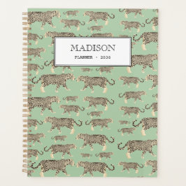 Agenda Padrão Animal Jaguar da Selva Personalizada