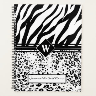 Agenda Padrão Animal Monograma