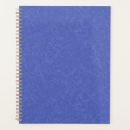 Agenda Padrão azul texturizado com nuvem espiralada