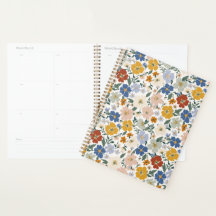 Padrão Boho Prado de Flores Silvestres