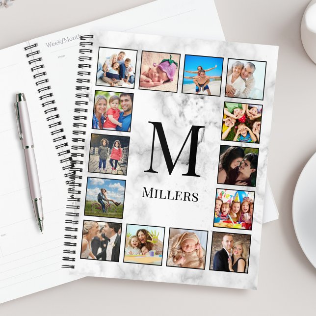 Agenda Padrão Branco da Pedra Marble (Criador carregado)