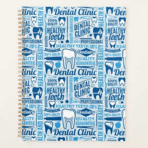 Agenda Padrão Clínico Dental Azul