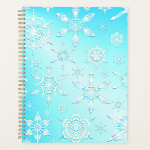 Agenda Padrão Crystal Snowflakes