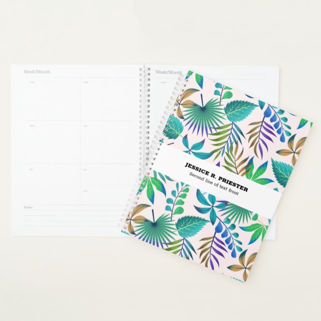 Agenda Padrão das folhas tropicais (Exibição)