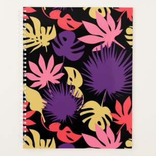 Agenda Padrão das folhas tropicais sem costura