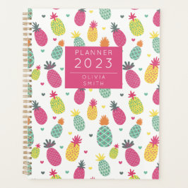Agenda Padrão de abacaxi tropical personalizado