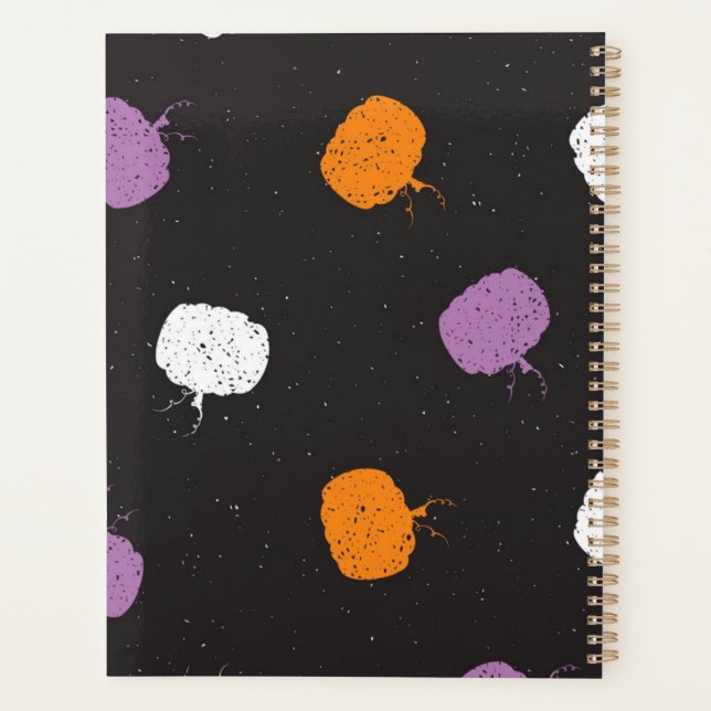 Agenda Padrão de abóbora (Verso)