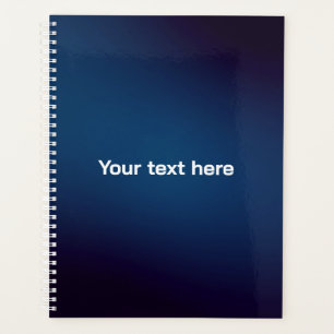 Agenda Padrão de Abstrato azul escuro Adicionar Texto
