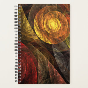 Agenda Padrão de Abstrato de Arte Floral Moderna da Flor