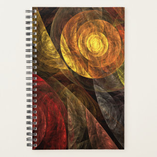 Agenda Padrão de Abstrato de Arte Floral Moderna da Flor