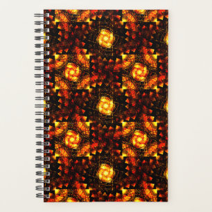 Agenda Padrão de Arte Abstrata Boho Elegante Moderno Dour