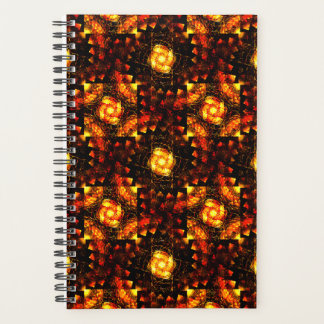 Agenda Padrão de Arte Abstrata Boho Elegante Moderno Dour