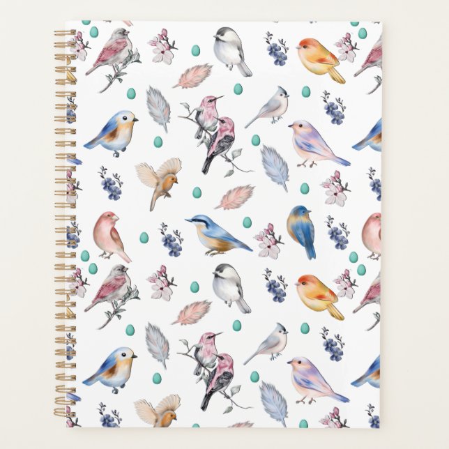 Agenda Padrão de Aves de primavera (Frente)