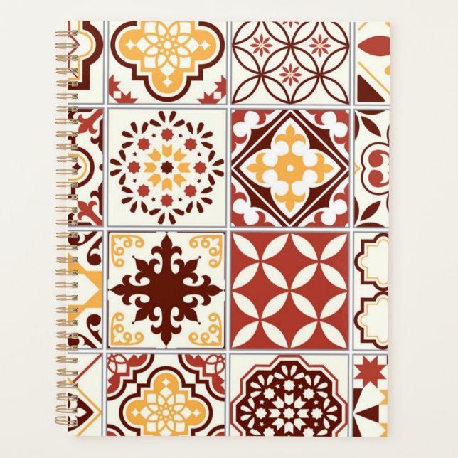 Agenda Padrão de azulejos cerâmicos (Frente)