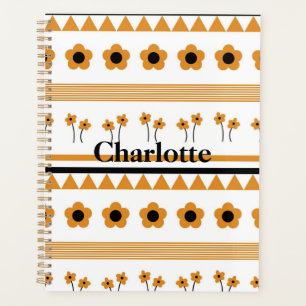 Agenda Padrão de Boho do Triângulo do Flor de Faixa de Bo