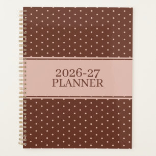 Agenda Padrão de Bolinhas Fofo