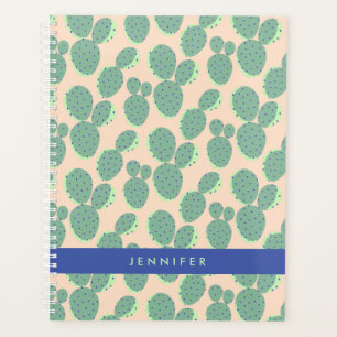 Agenda Padrão de Cactus Verde e Rosa