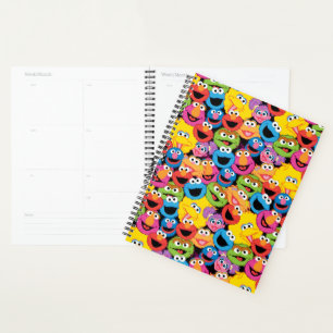 Agenda Padrão de Caráter de Rua Sésamo Faces
