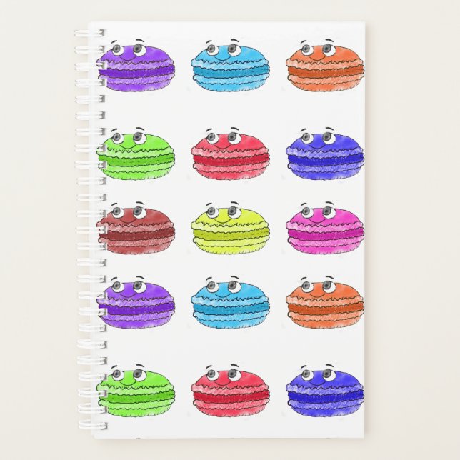 Agenda Padrão de Cartoon Macaron (Frente)