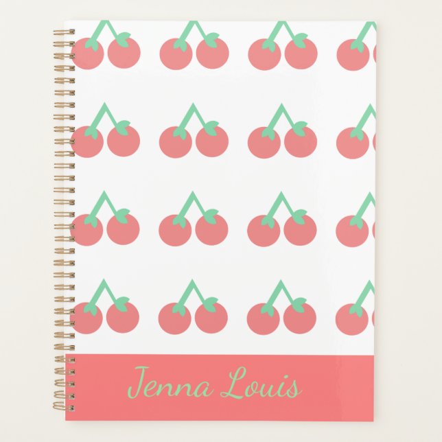 Agenda Padrão de Cerejas Rosas (Frente)