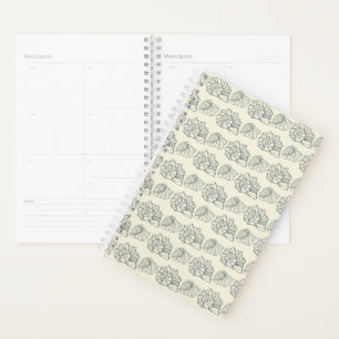 Agenda Padrão de Conchas Decorativas