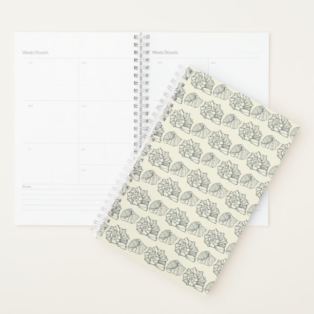 Agenda Padrão de Conchas Decorativas (Exibição)