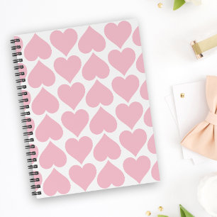 Agenda Padrão de Corações Rosa, Romântico, Amor