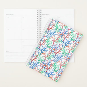 Agenda Padrão de Coral de Aquarela