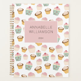 Agenda Padrão de cupcake Personalizado
