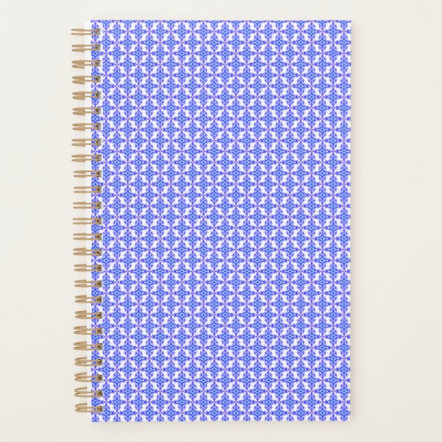 Agenda Padrão de Design Floral (Frente)