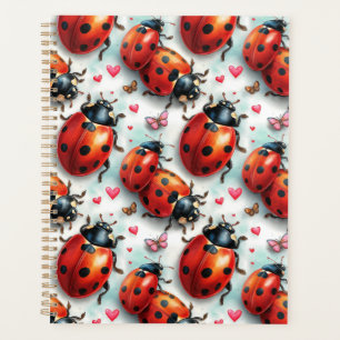 Agenda Padrão de Dia dos Namorados Joia de Ladybug Amor