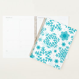 Agenda Padrão de Floco de Neve Azul