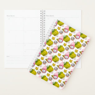 Agenda Padrão de Fruta Texturizada de Mão Livre