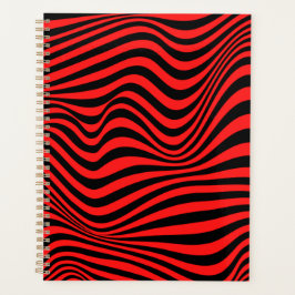 Agenda Padrão de ilusão óptica ondulada