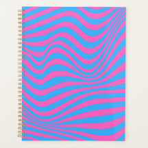 Padrão de ilusão óptica ondulada