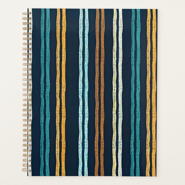 Agenda padrão de Linhas Verticais Abstratas (Frente)